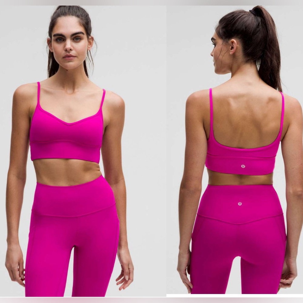 lululemon athletica Pink Sports Bra